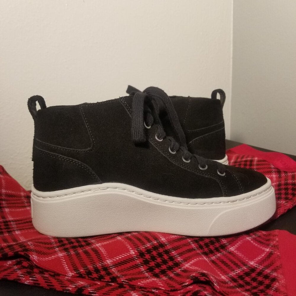 Aetrex Gianna Arch Support Platform Sneaker in Black Size 8.5 - Picture 6 of 14